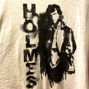 Track Shirt Sherlock Homes Mens T Shirt Tee Size XL Short Sleeve Graphic Cotton